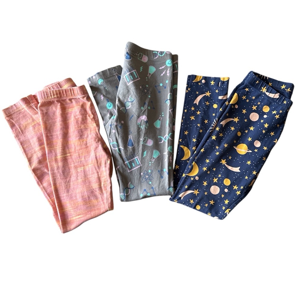 Little girls leggings bundle 3-piece